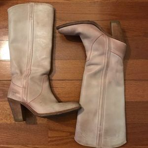 Frye Cowboy Boots - Blush Color